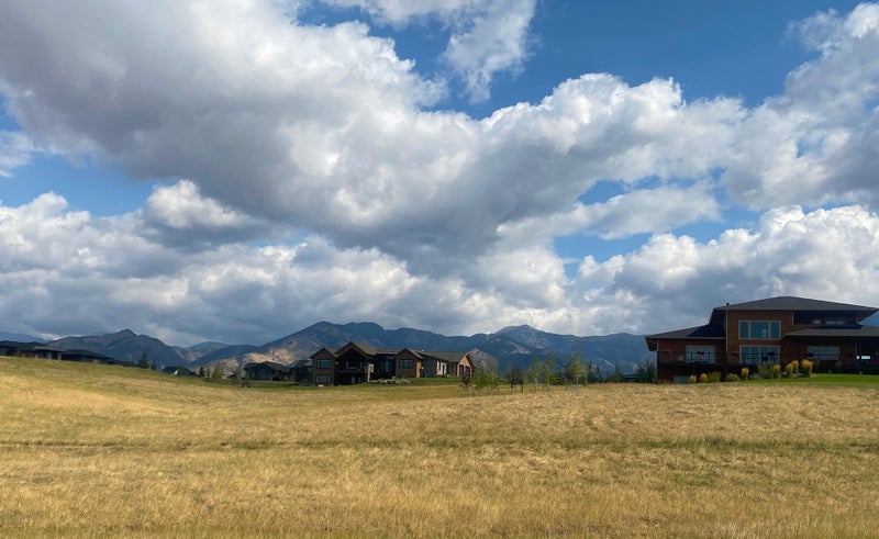 Distant view of Springhill Reserve Subdivision