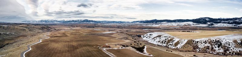 Aerial view of Montana Ranch Subdivision