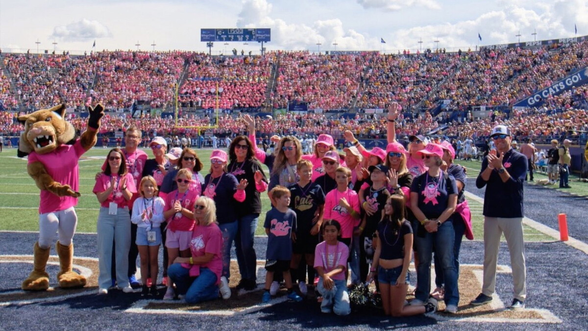 Bobcats Pack the Place in Pink