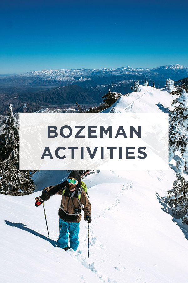 Bozeman Activities graphic