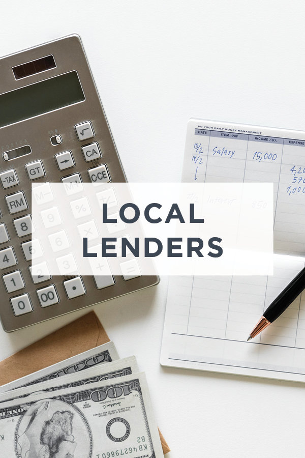 Local Lenders graphic with calculator